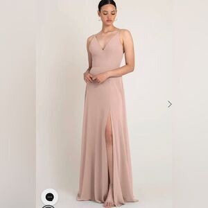 Jenny yoo collection Martinique dress in whipped apricot luxe size 4 new